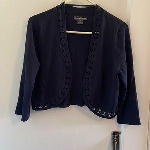 Jessica Howard Missy navy blue  short upper hips high